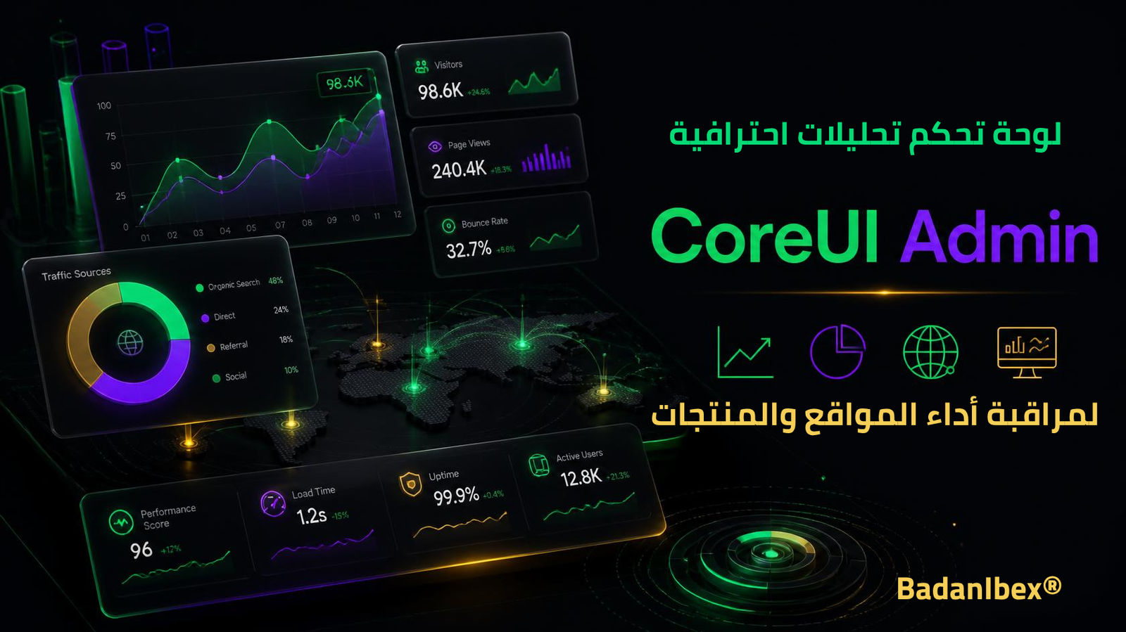 CoreUI Admin preview
