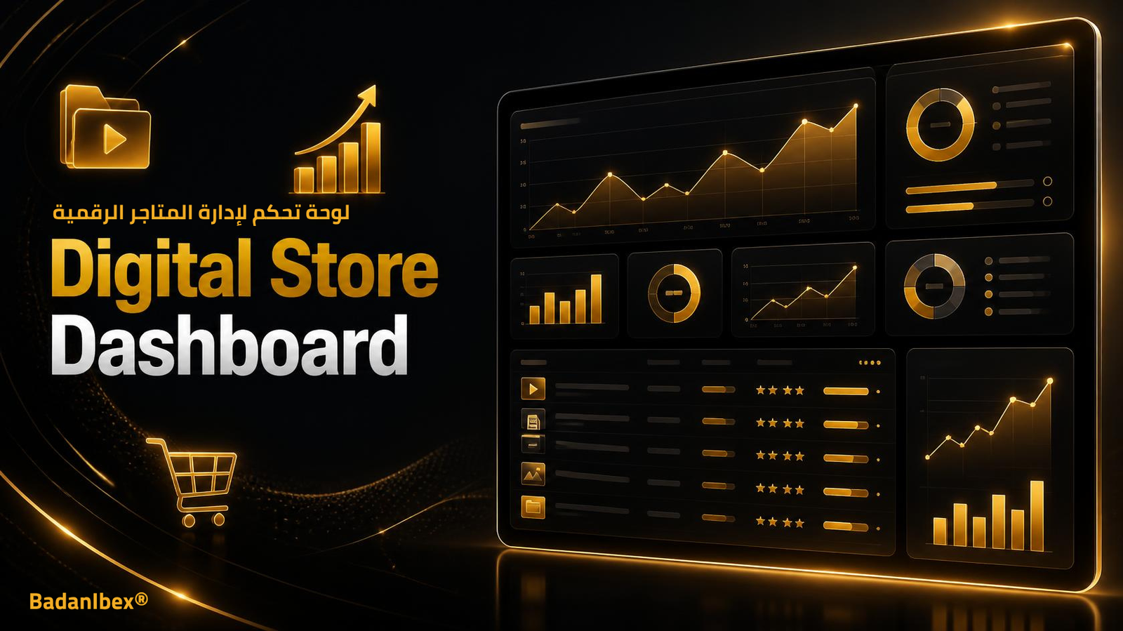 Digital Store Dashboard preview