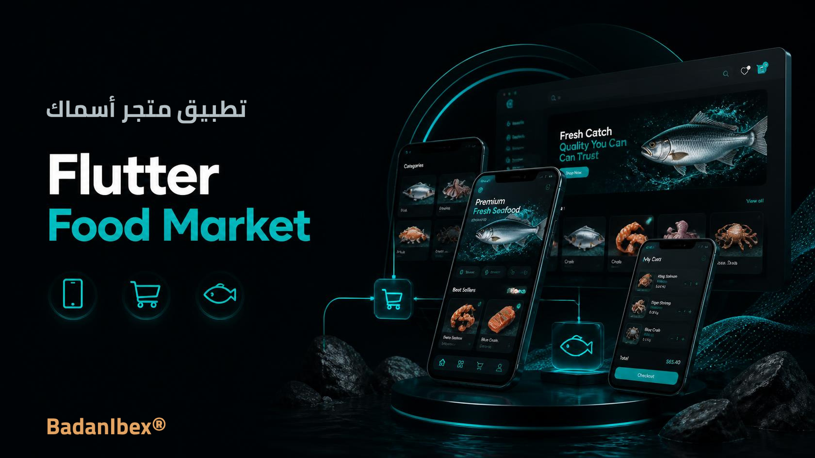 Flutter Food Market preview