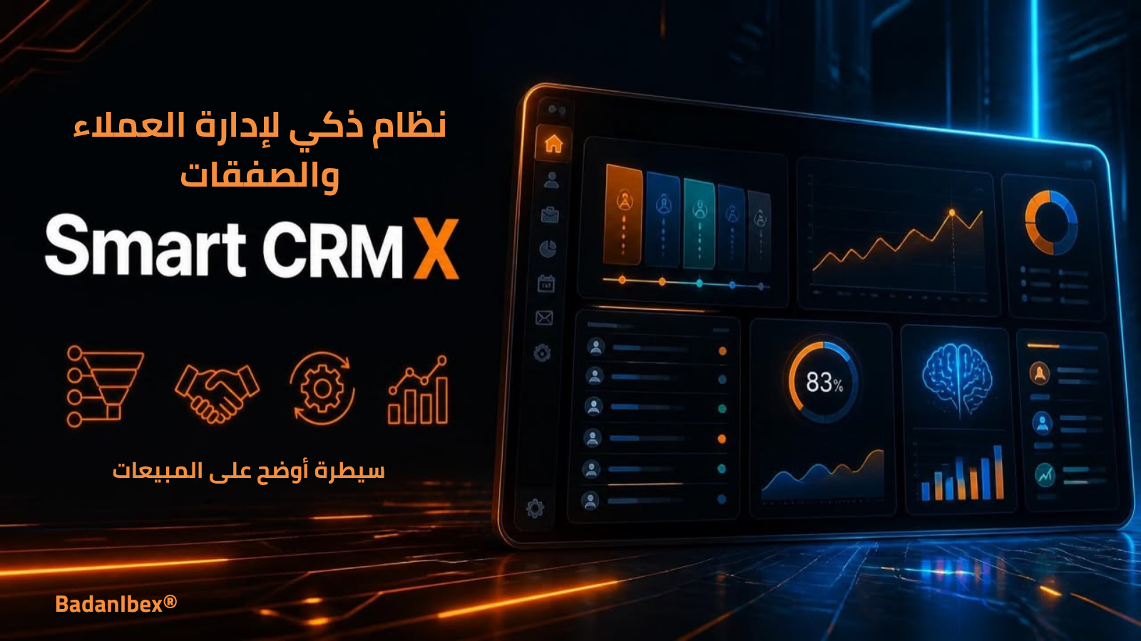 Smart CRM X dashboard preview